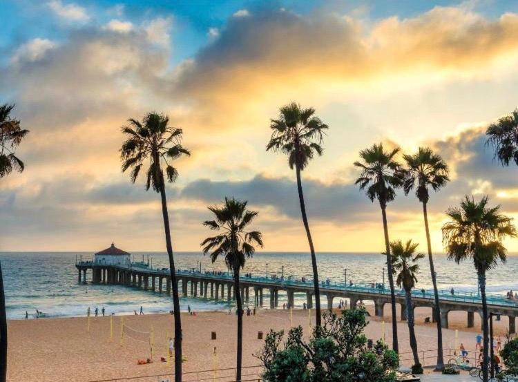 Venice Beach Studio With Large Private Patio Steps To The Beach Los Angeles Buitenkant foto